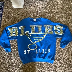 Vintage St. Louis Blues Crew Neck Sweater